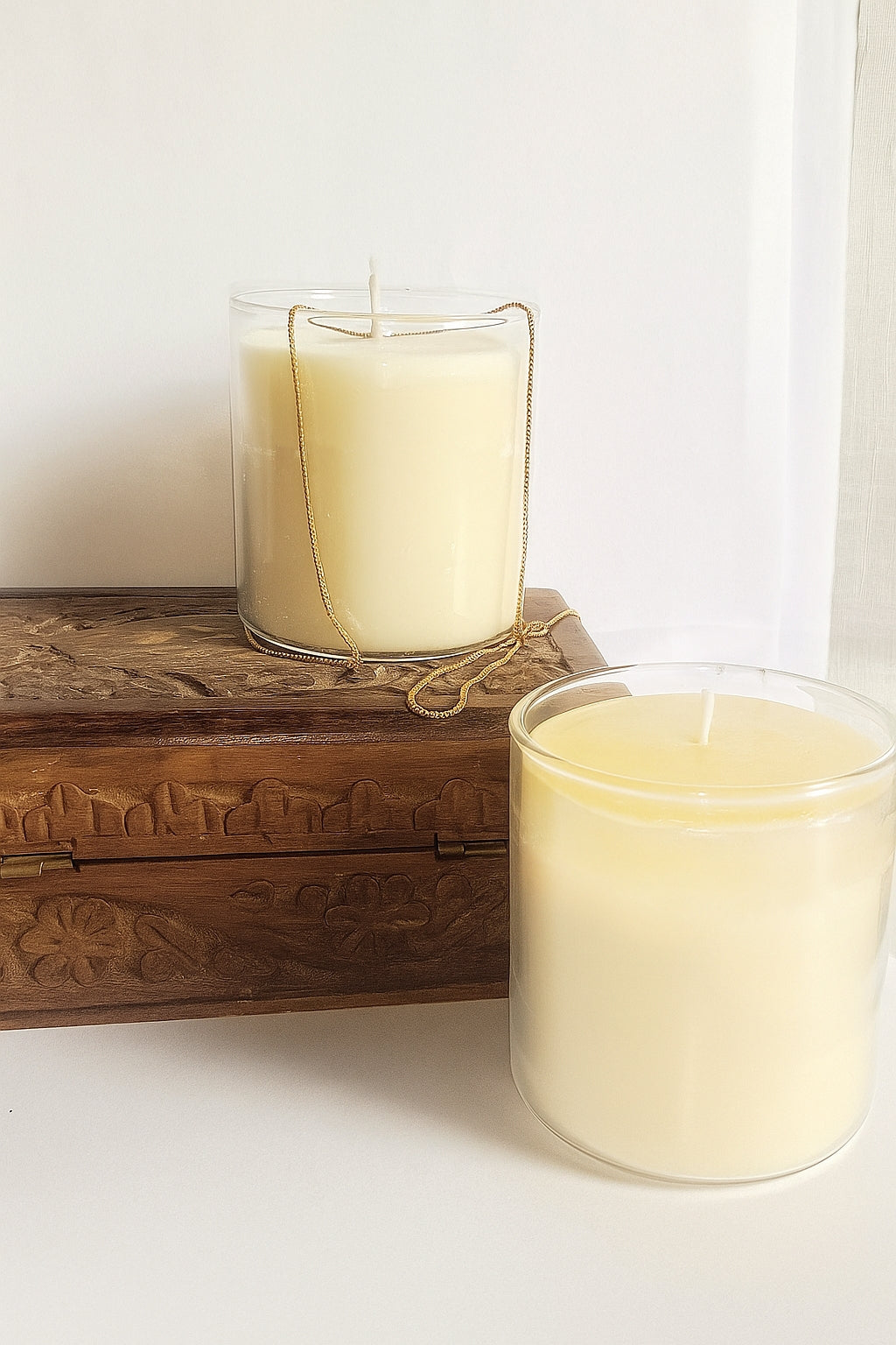 White candle (set of 2)