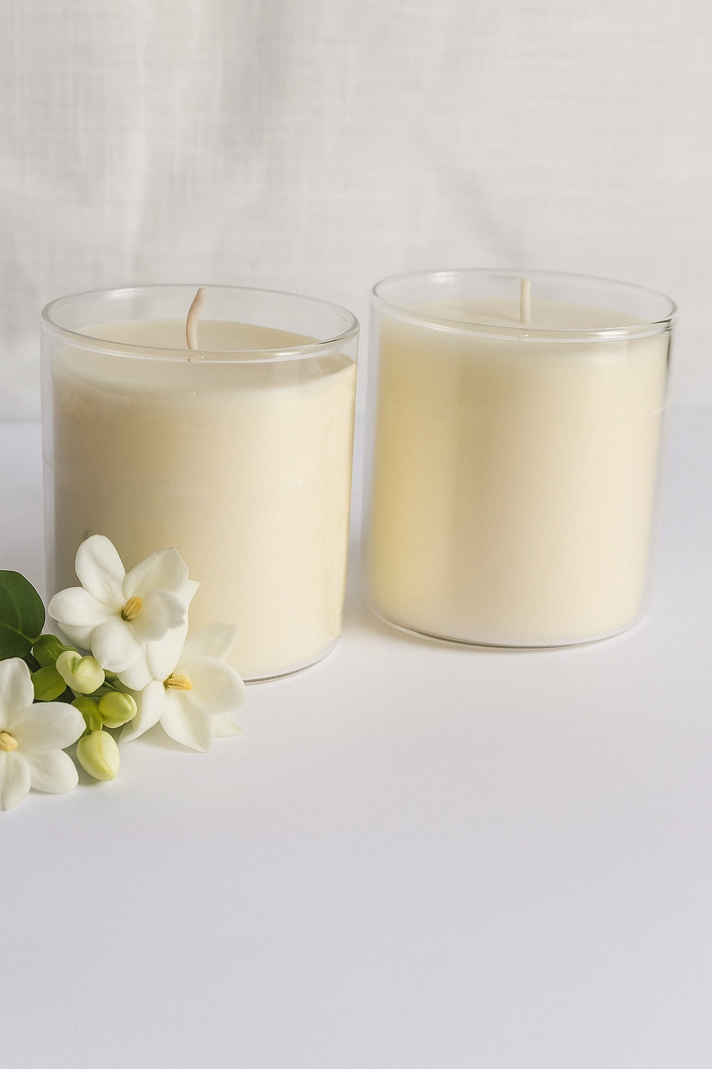 White candle (set of 2)